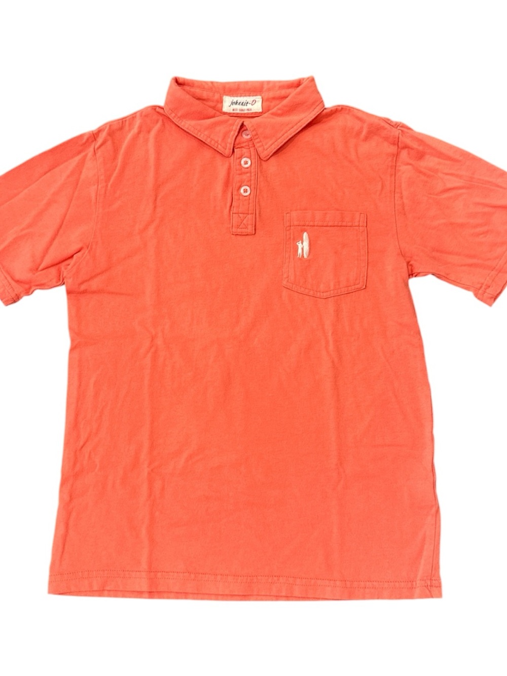 johnnie-O Coral Short-Sleeve Polo with Pocket